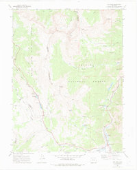 Vail Pass 1970 topographic map thumbnail