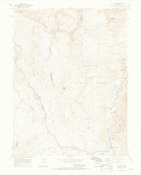 Vail Pass 1970 topographic map thumbnail
