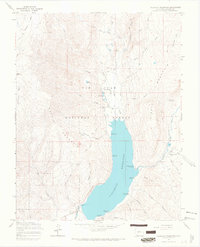 Vallecito Reservoir 1964 topographic map thumbnail
