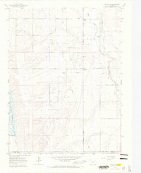 Vallery SE 1965 topographic map thumbnail