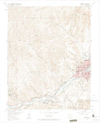 Trinidad 1951 topographic map thumbnail