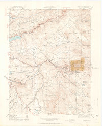 Tungsten 1942 topographic map thumbnail