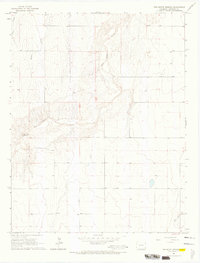 Two Butte Springs 1966 topographic map preview