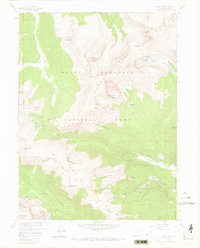 Trail Ridge 1957 topographic map thumbnail