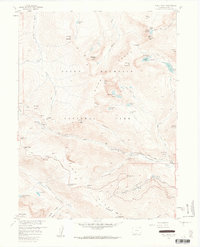 Trail Ridge 1957 topographic map thumbnail