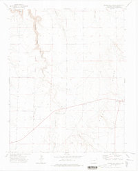 Trementina Canyon 1972 topographic map thumbnail