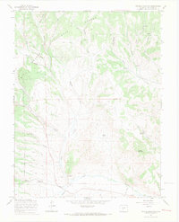 Trickle Mountain 1967 topographic map thumbnail