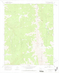 Trinchera Peak 1967 topographic map thumbnail