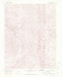 Trinchera Peak 1967 topographic map thumbnail