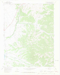 Trinchera Ranch 1967 topographic map thumbnail