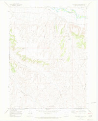 Thornburgh Gulch 1969 topographic map thumbnail