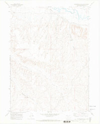 Thornburgh Gulch 1969 topographic map thumbnail