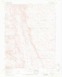 Timber Mountain 1961 topographic map preview