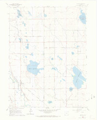 Timnath 1960 topographic map thumbnail