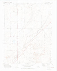 Timpas 1972 topographic map preview