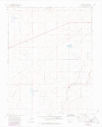 Timpas NE 1972 topographic map thumbnail