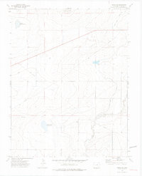 Timpas NE 1972 topographic map thumbnail