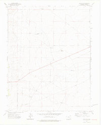 Timpas NW 1972 topographic map thumbnail