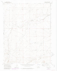 Timpas SW 1972 topographic map thumbnail