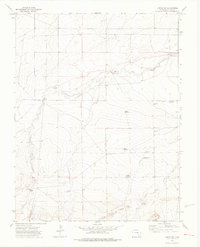 Timpas SW 1972 topographic map thumbnail