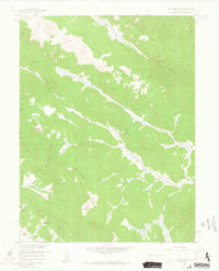 Topaz Mountain 1958 topographic map thumbnail