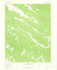 Topaz Mountain 1958 topographic map thumbnail