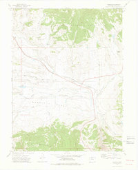 Toponas 1972 topographic map thumbnail