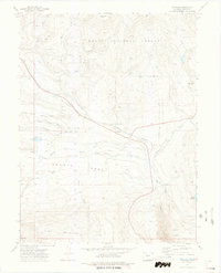 Toponas 1972 topographic map thumbnail