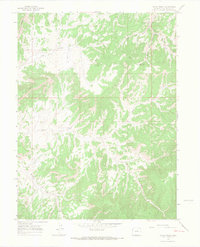 Texas Creek 1964 topographic map thumbnail