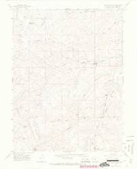 Texas Mountain 1964 topographic map thumbnail