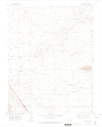 The Hogback 1971 topographic map thumbnail