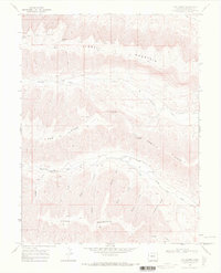 The Saddle 1968 topographic map preview
