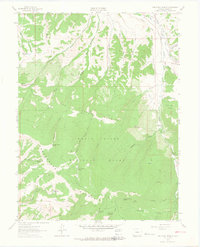 The Seven Hermits 1962 topographic map thumbnail