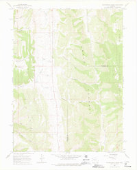Thirteenmile Creek 1966 topographic map thumbnail