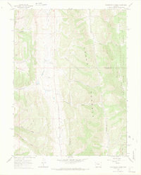 Thirteenmile Creek 1966 topographic map thumbnail