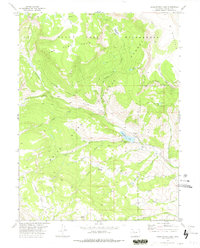 Sweetwater Lake 1977 topographic map thumbnail