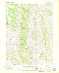 Table Mountain 1967 topographic map thumbnail