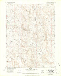 Table Mountain 1967 topographic map thumbnail