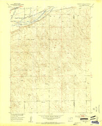 Tamarack Ranch 1953 topographic map thumbnail