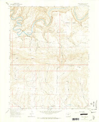 Tanks Peak 1962 topographic map thumbnail