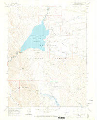 Taylor Park Reservoir 1967 topographic map thumbnail