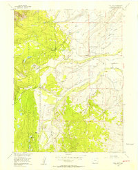 Teal Lake 1955 topographic map thumbnail