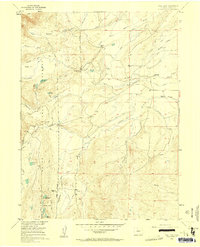Teal Lake 1955 topographic map thumbnail