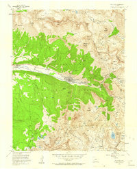 Telluride 1955 topographic map thumbnail