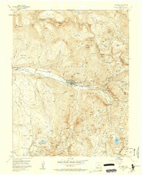 Telluride 1955 topographic map thumbnail