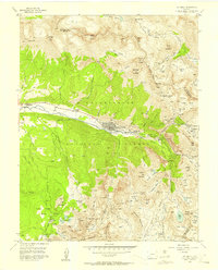 Telluride 1955 topographic map thumbnail