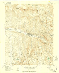 Telluride 1955 topographic map thumbnail