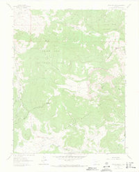 Spruce Mountain 1961 topographic map thumbnail