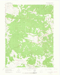 Spruce Mountain 1961 topographic map thumbnail