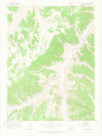 Square S Ranch 1952 topographic map thumbnail